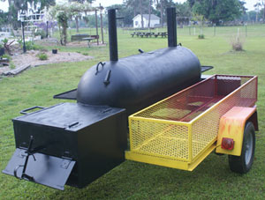 Smoker with custom paint job and lots of storage